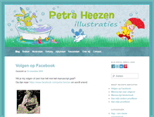 Tablet Screenshot of petraheezen.nl